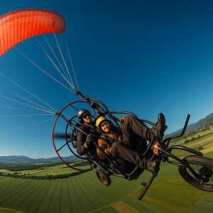 Lot widokowy Motoparalotnią